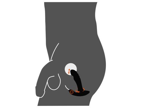 Masażer prostaty Rebel 3 funkcje silikonowy USB 17 cm - 4