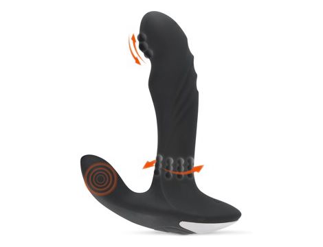 Masażer prostaty Rebel 3 funkcje silikonowy USB 17 cm - 10