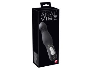 Wibrator analny wstrząsowy You2Toys czarny silikonowy 23,5 cm