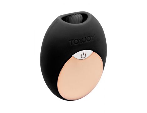 Stymulator łechtaczki Diva Mini Tongue ToyJoy czarny USB 7 cm