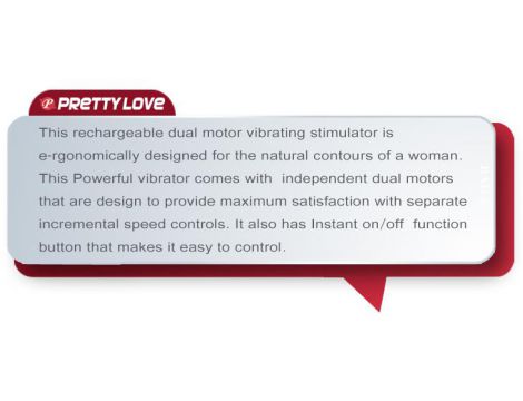 Wibrator punktu G Pretty Love Honey silikonowy USB 19 cm - 2