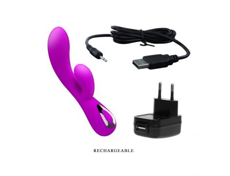 Wibrator punktu G Pretty Love Honey silikonowy USB 19 cm - 8