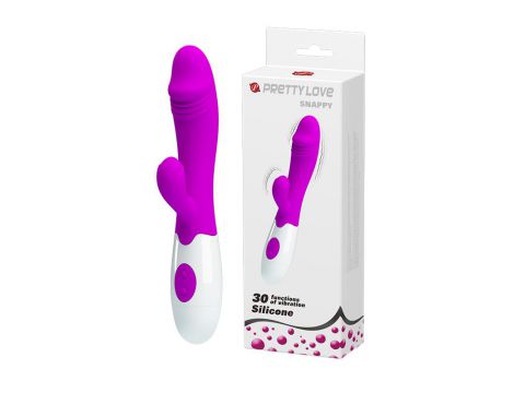 Wibrator punktu G Pretty Love Snappy silikonowy 30 trybów 20 cm