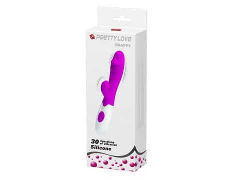 Wibrator punktu G Pretty Love Snappy silikonowy 30 trybów 20 cm - 9