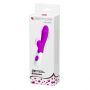 Wibrator punktu G Pretty Love Snappy silikonowy 30 trybów 20 cm - 10