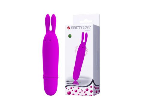 Mini wibrator króliczek silikonowy Pretty Love Boyce 12,5 cm