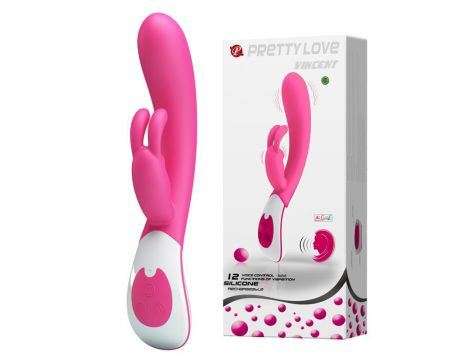 Wibrator króliczek silikonowy Pretty Love Vincent 21 cm USB
