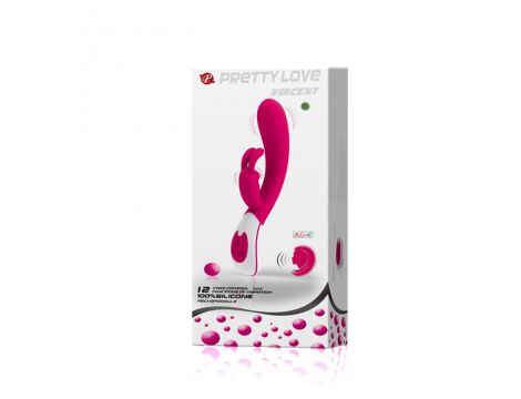 Wibrator króliczek silikonowy Pretty Love Vincent 21 cm USB - 10