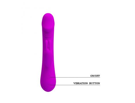 Wibrator króliczek silikonowy Pretty Love Robert 30 trybów 21 cm - 7