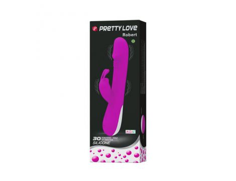 Wibrator króliczek silikonowy Pretty Love Robert 30 trybów 21 cm - 9