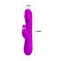 Wibrator króliczek silikonowy Pretty Love Robert 30 trybów 21 cm - 7