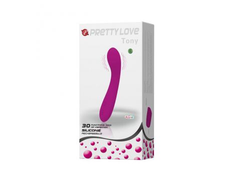 Wibrator punktu G silikonowy Pretty Love Tony 30 trybów 16 cm - 11