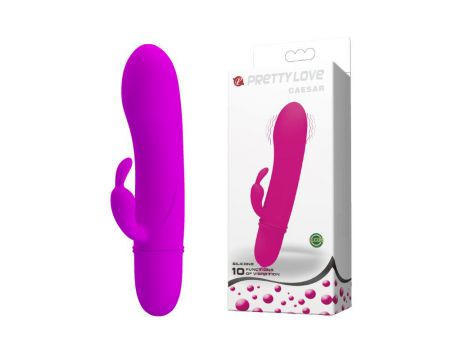 Mini wibrator silikonowy Pretty Love Cesar różowy 12 cm