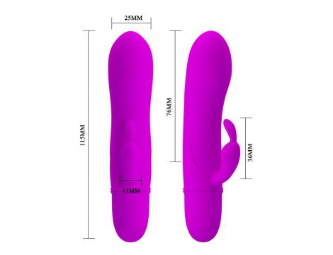 Mini wibrator silikonowy Pretty Love Cesar różowy 12 cm - 6