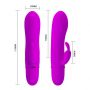 Mini wibrator silikonowy Pretty Love Cesar różowy 12 cm - 7