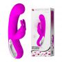 Wibrator króliczek silikonowy Pretty Love Webb różowy USB 21 cm - 2