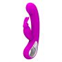 Wibrator króliczek silikonowy Pretty Love Webb różowy USB 21 cm - 3