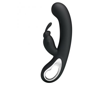Wibrator króliczek silikonowy Pretty Love Webb czarny USB 21 cm - 4