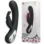 Wibrator króliczek silikonowy Pretty Love Webb czarny USB 21 cm - 2