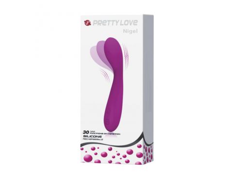 Wibrator punktu G silikonowy Pretty Love Nigel USB 30 funkcji - 10