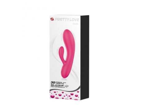 Wibrator punktu G Pretty Love Ives silikonowy różowy USB 30 trybów - 9
