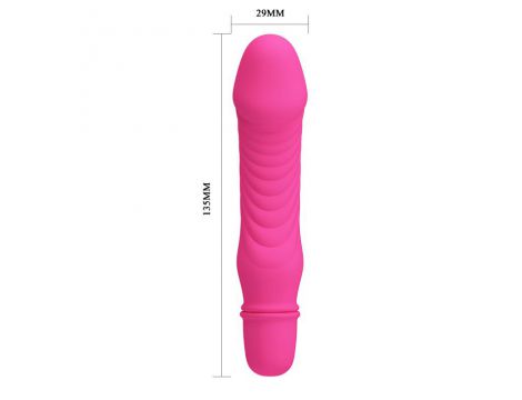 Wibrator mini silikonowy Pretty Love Stev lilowy 10 funkcji - 6