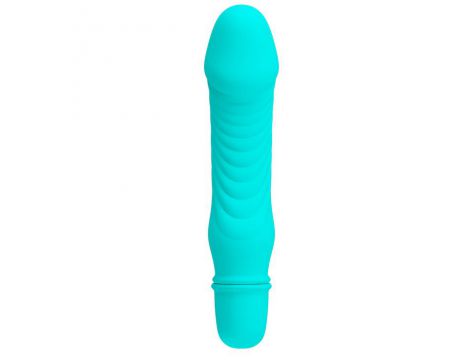 Mini wibrator silikonowy Pretty Love Stev niebieski 10 funkcji - 2