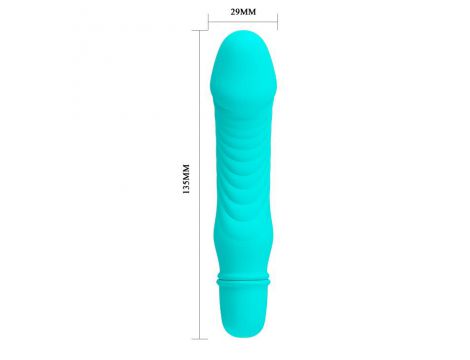Mini wibrator silikonowy Pretty Love Stev niebieski 10 funkcji - 6