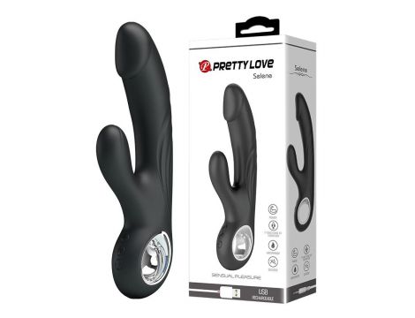 Wibrator punktu G Pretty Love Selene czarny USB 7 trybów