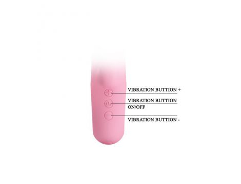 Wibrator punktu G Pretty Love Ansel różowy USB 7 trybów - 7