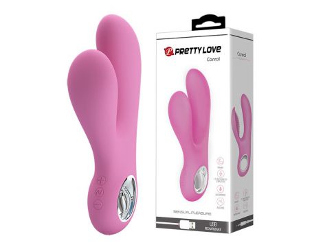 Wibrator punktu G Pretty Love Canrol różowy USB 17 cm - 3
