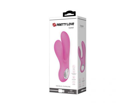 Wibrator punktu G Pretty Love Canrol różowy USB 17 cm - 11