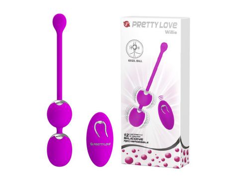 Kulki wibrujące Pretty Love Willie zdalnie sterowane USB 12 trybów