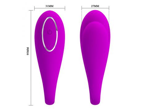 Wibrator silikonowy Pretty Love August Bluetooth USB 12 funkcji - 6
