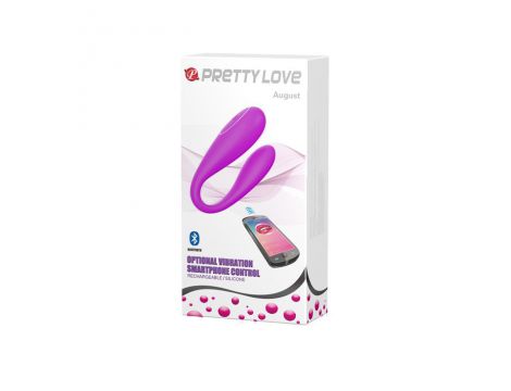 Wibrator silikonowy Pretty Love August Bluetooth USB 12 funkcji - 9