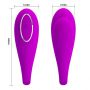 Wibrator silikonowy Pretty Love August Bluetooth USB 12 funkcji - 7