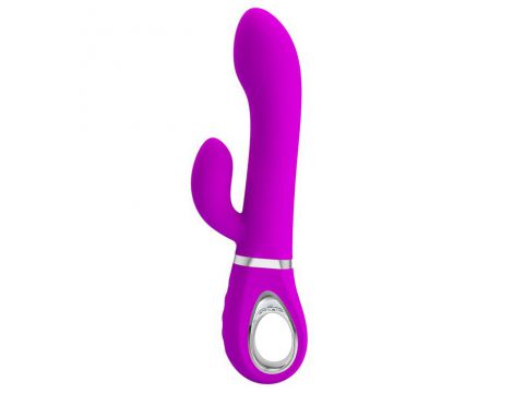 Wibrator króliczek punktu G Pretty Love Ternence fioletowy USB - 3