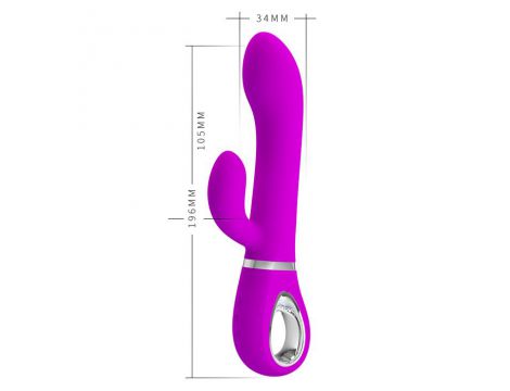 Wibrator króliczek punktu G Pretty Love Ternence fioletowy USB - 6
