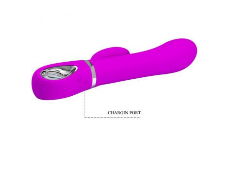 Wibrator króliczek punktu G Pretty Love Ternence fioletowy USB - 8