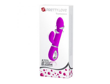 Wibrator króliczek punktu G Pretty Love Ternence fioletowy USB - 10