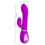 Wibrator króliczek punktu G Pretty Love Ternence fioletowy USB - 7