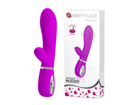 Wibrator punktu G króliczek Pretty Love Thomas fioletowy USB