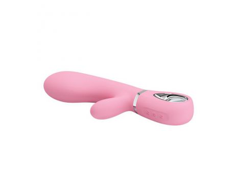 Wibrator punktu G króliczek silikonowy Pretty Love Thomas różowy USB - 4