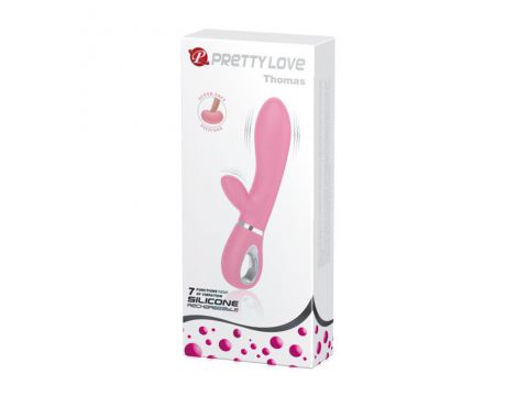 Wibrator punktu G króliczek silikonowy Pretty Love Thomas różowy USB - 9