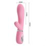 Wibrator punktu G króliczek silikonowy Pretty Love Thomas różowy USB - 6