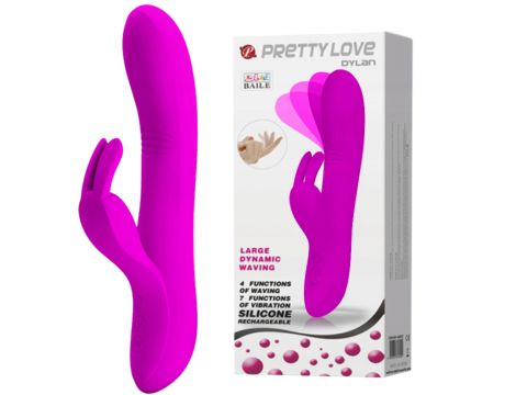 Wibrator króliczek Pretty Love Dylan silikonowy USB 21 cm