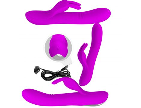 Wibrator króliczek Pretty Love Dylan silikonowy USB 21 cm - 10