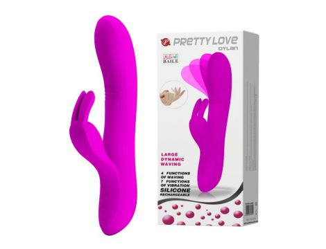 Wibrator króliczek Pretty Love Dylan silikonowy USB 21 cm - 2