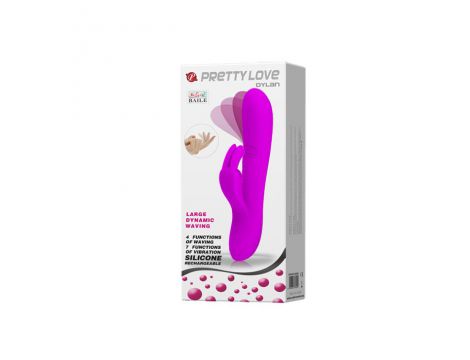 Wibrator króliczek Pretty Love Dylan silikonowy USB 21 cm - 8