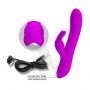 Wibrator króliczek Pretty Love Dylan silikonowy USB 21 cm - 10